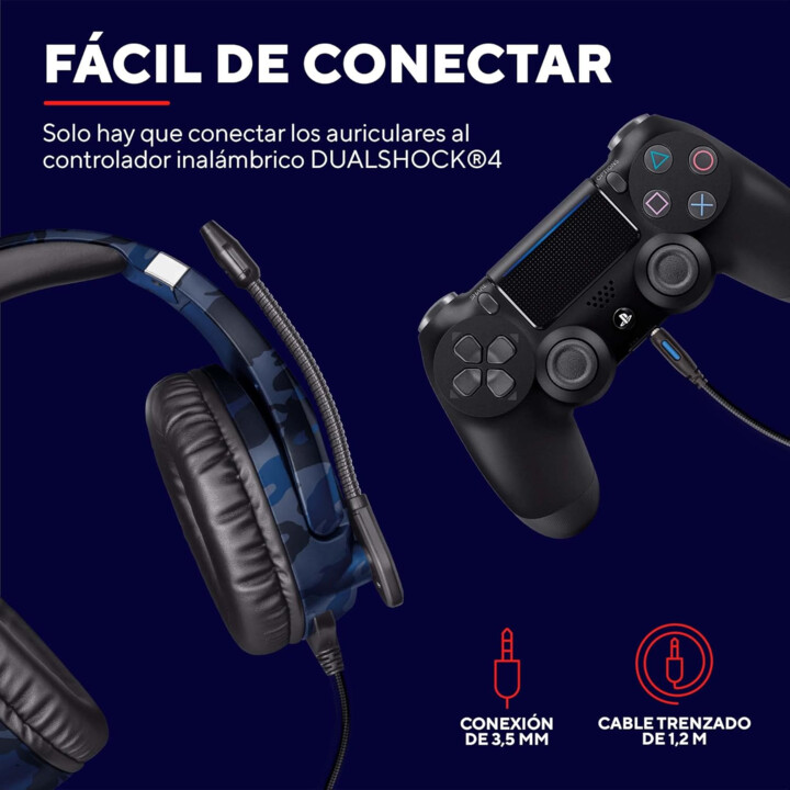 Trust Auriculares Gxt488 Forze-B Ps4 Azul
