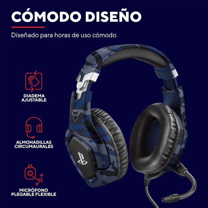 Trust Headset Gxt488 Forze-B PS4 Blau