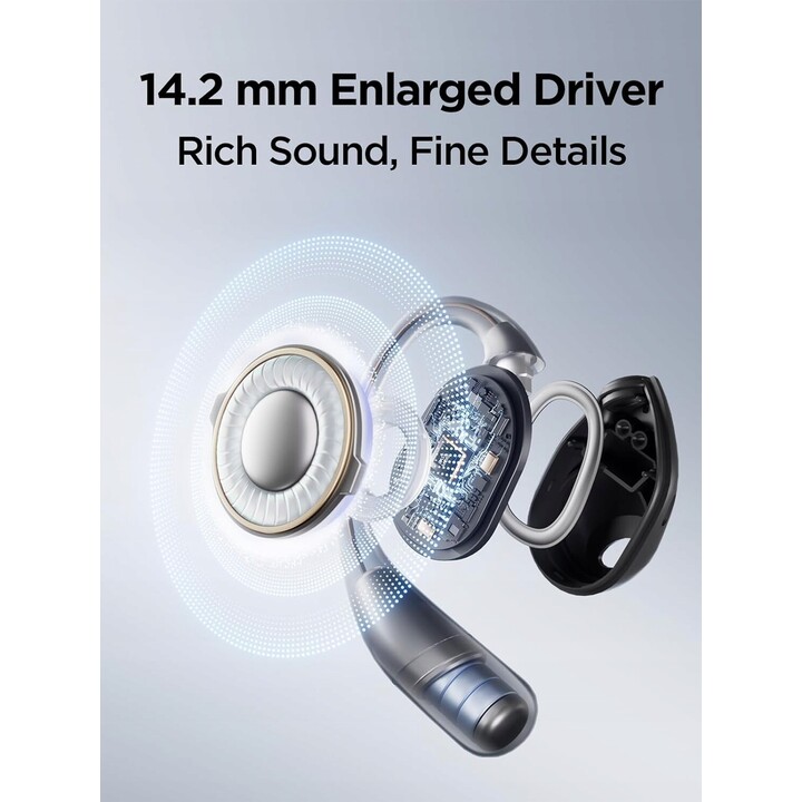 1More S31 Open, Sports Headphones, Bluetooth 5.3, Ultra-Light, White
