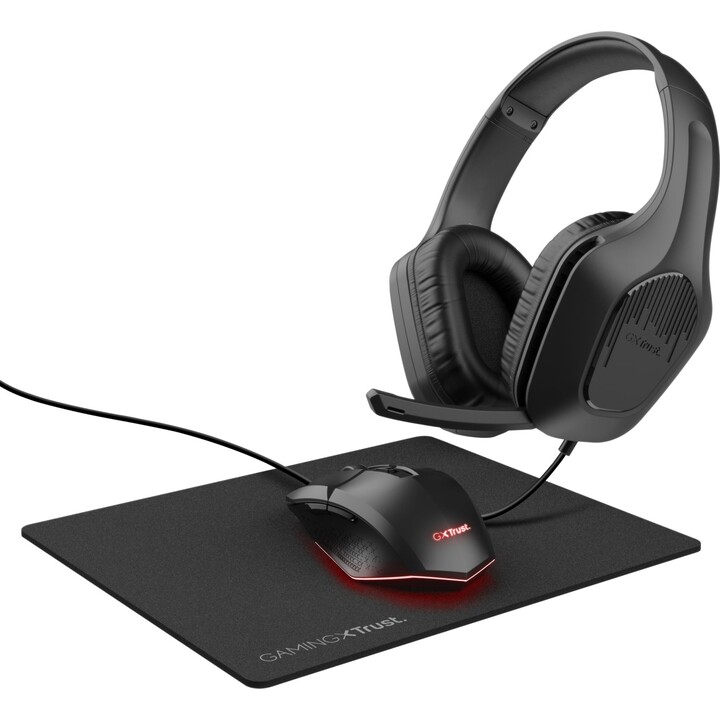 Trust GXT 790 Auriculares Alámbrico Diadema Juego Negro
