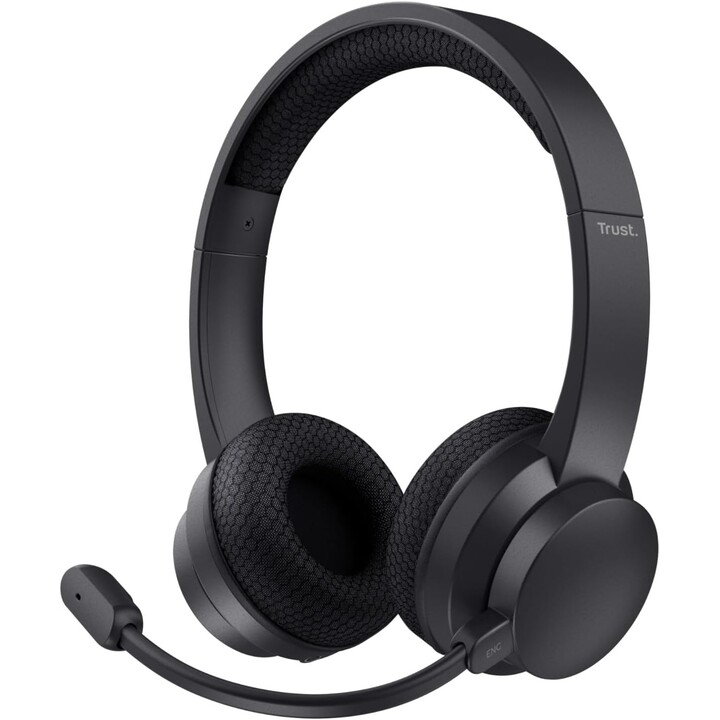 Trust Ayda Auriculares Inalámbrico y alámbrico Diadema Llamadas/Música USB Tipo C Bluetooth Negro