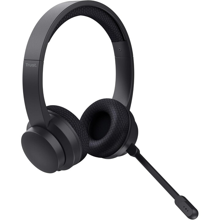 Trust Ayda Auriculares Inalámbrico y alámbrico Diadema Llamadas/Música USB Tipo C Bluetooth Negro