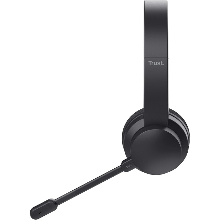 Trust Ayda Auriculares Inalámbrico y alámbrico Diadema Llamadas/Música USB Tipo C Bluetooth Negro