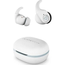 Fone de ouvido intra-auricular Bluetooth sistema de energia high jump bt 5.3 sports ipx5 secure-fit+ 20h viva-voz cor branca