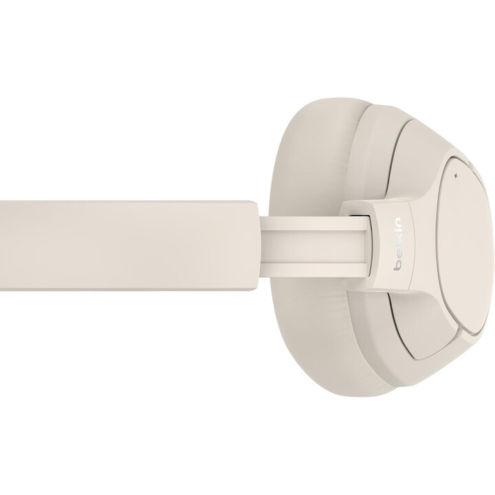 Belkin SoundForm, auriculares inalámbricos aislar Bluetooth, cancelación híbrida de ruido activo, micrófono, 60 horas, Arena