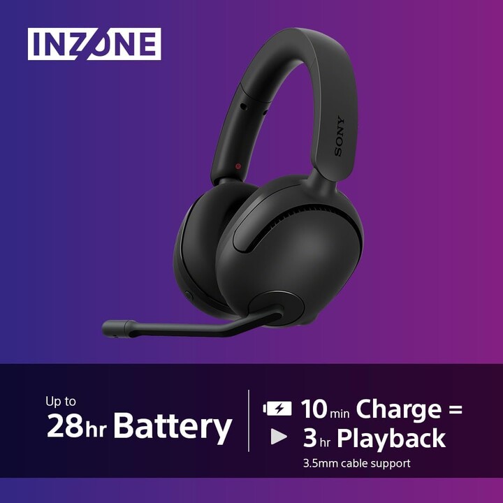 Sony Inzone H5 Wireless Gaming Headset with Microphone/ Black