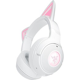 Razer Kraken Kitty V2 BT, Wireless Bluetooth RGB Headset mit Kitty Ohrs, Weiß