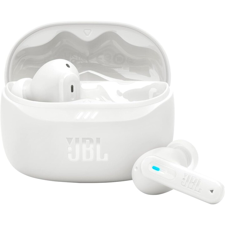 Auriculares inalámbricos JBL Wave Beam 2 Bluetooth blancos