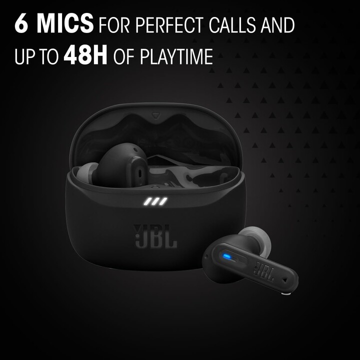 Auriculares inalámbricos JBL Wave Beam 2 Bluetooth blancos