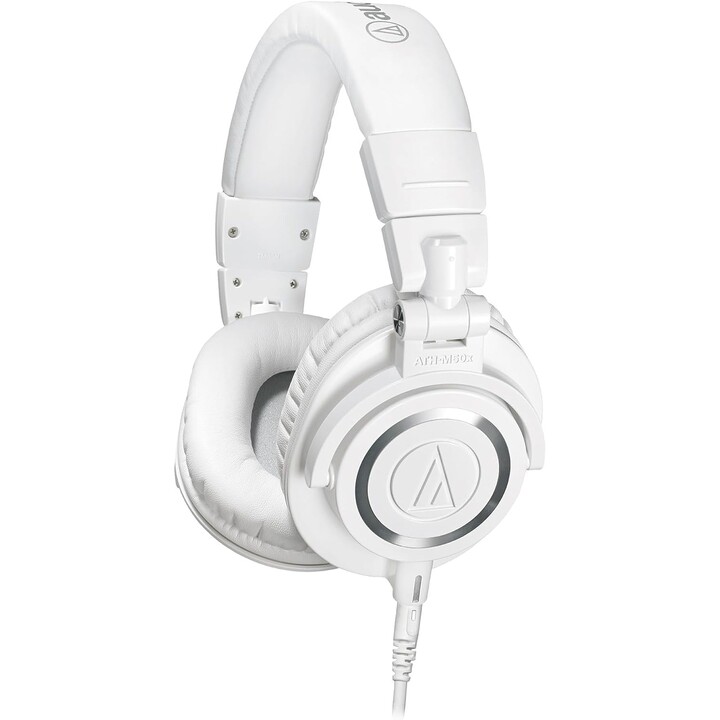 Fones de ouvido profissionais para monitoramento de estúdio em BRANCO