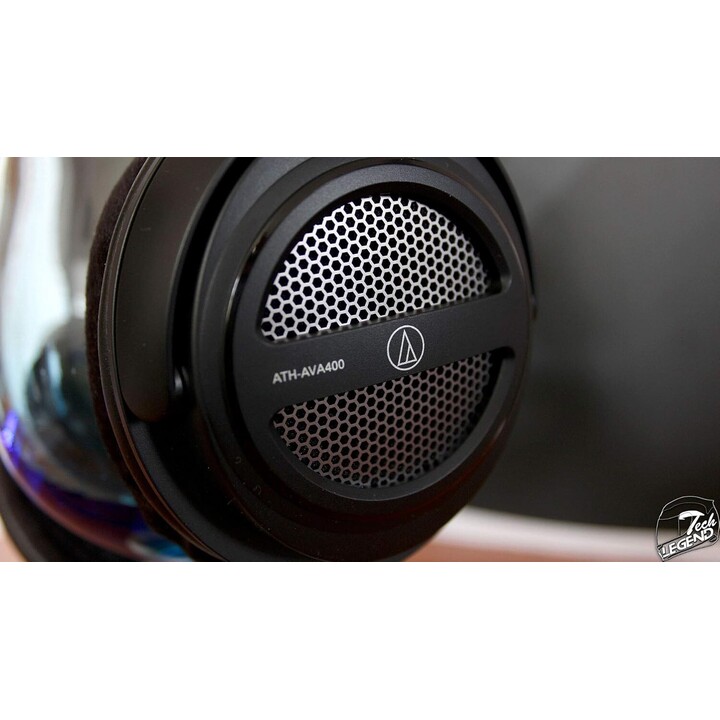 Audio-technica auriculares de alta fidelidad de retroceso, negro