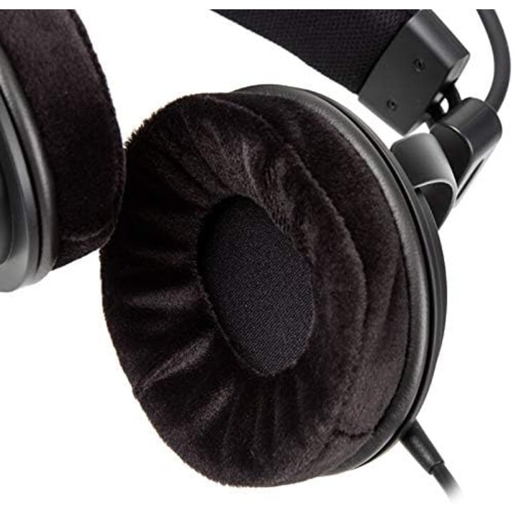 Audio-technica auriculares de alta fidelidad de retroceso, negro