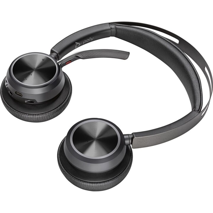 Fone de ouvido estéreo Poly Voyager Focus 2 USB-C