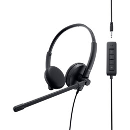 Dell Headphones with Microphone Black