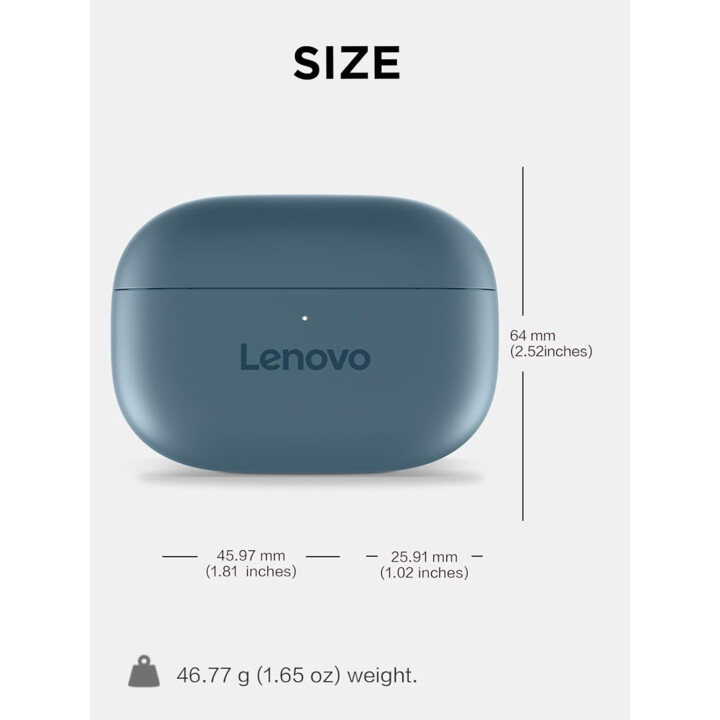 Lenovo TWS Yoga Earbuds, PC Edition, Tidal Teal with Active Noise Cancellation, Bluetooth 5.3