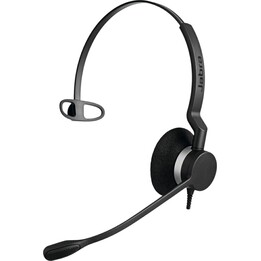 Fone de ouvido com fio Jabra Biz 2300 para escritório/call center USB tipo C Bluetooth preto