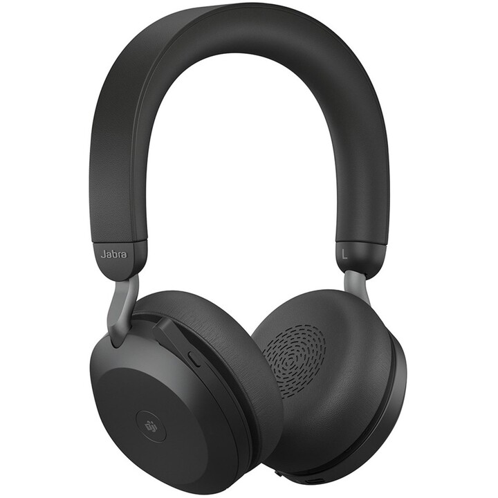 Jabra Evolve2 75 - USB-C MS Teams mit Ladestation - Schwarz