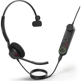 Jabra 5093-299-2159 auricular y casco Auriculares Alámbrico Diadema Oficina/Centro de llamadas USB Tipo C Negro