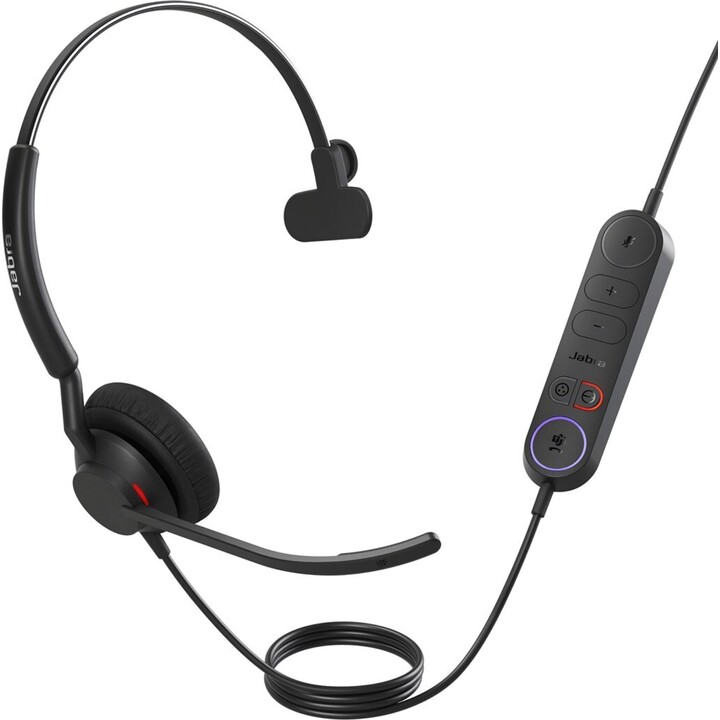 Jabra Engage 40 Auriculares Alámbrico Diadema Oficina/Centro de llamadas USB tipo A Bluetooth Negro