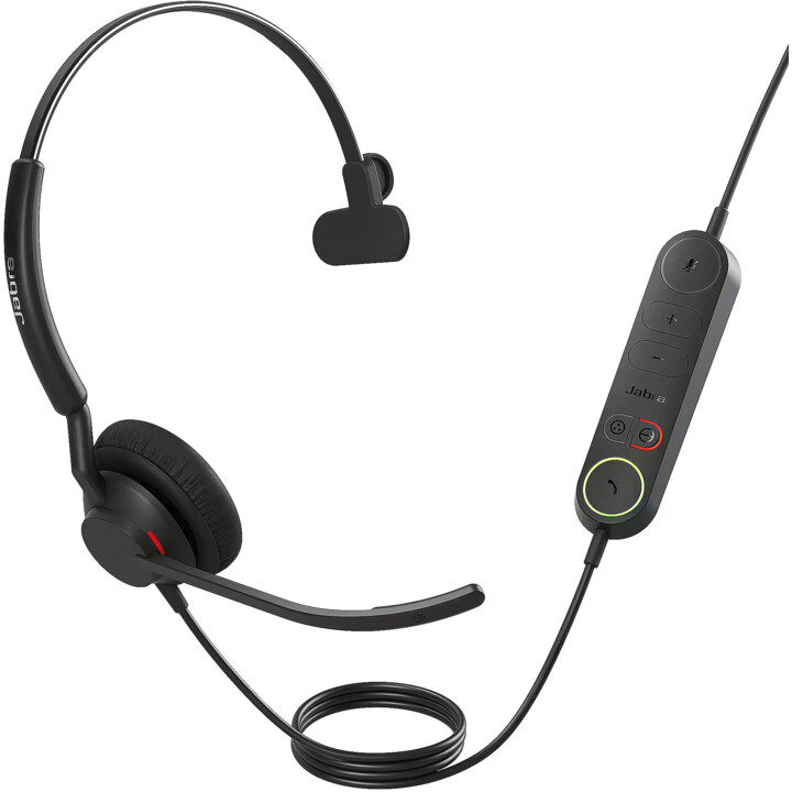Jabra Engage 40 Auriculares Alámbrico Diadema Oficina/Centro de llamadas USB Tipo C Bluetooth Negro
