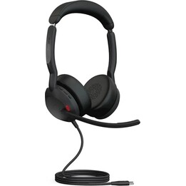 Jabra Evolve2 50 Cuffie cablate con archetto per ufficio/call center USB tipo C, nere