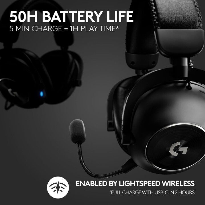 Logitech G PRO X 2 Auriculares Inalámbrico y alámbrico Diadema Juego Bluetooth Negro
