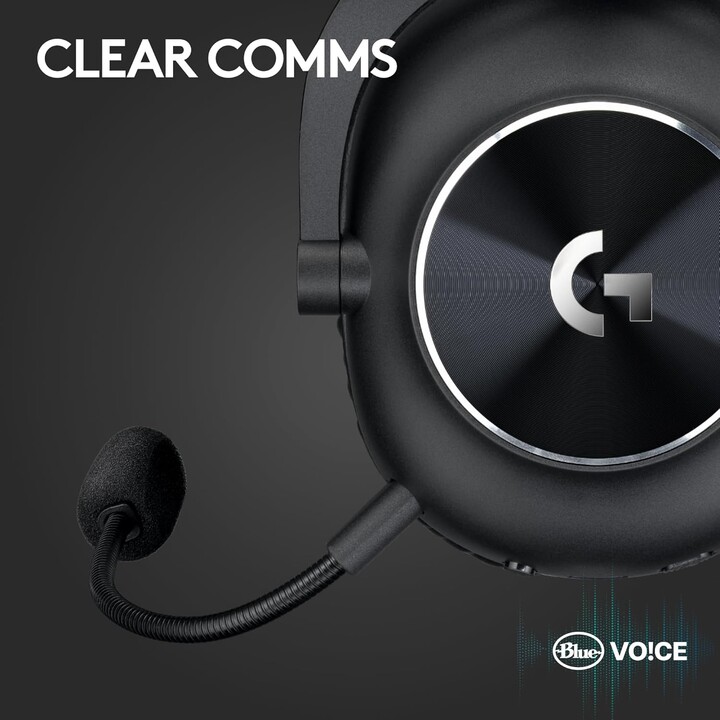Cuffie Logitech G PRO X 2 wireless e cablate con archetto da gioco Bluetooth nere
