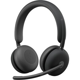 Fone de ouvido Logitech Zone Wireless 2 com e sem fio, faixa de cabeça, escritório/call center, USB tipo C, Bluetooth, grafite
