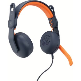 Logitech Zone Learn Auriculares Alámbrico Diadema Educación Azul, Naranja