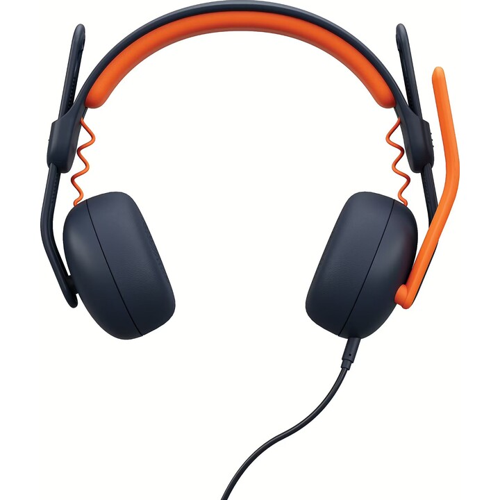 Logitech Zone Learn Auriculares Alámbrico Diadema Educación Azul, Naranja
