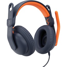 Logitech Zone Learn Auriculares Alámbrico Diadema Educación Azul, Naranja