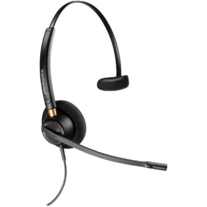 POLY EncorePro 510D with Quick Disconnect Monoaural Digital Headset TAA Alámbrico Diadema Llamadas/Música Negro