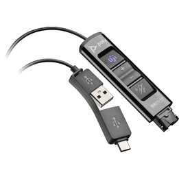 POLY DA85-M USB to QD Black Adapter TAA Adaptador de interfaz