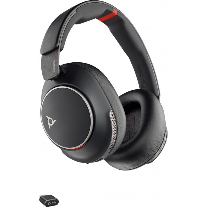 POLY Voyager Surround 85 UC USB-C Headset +USB-C/A Adapter +Charging Stand Inalámbrico Diadema Llamadas/Música USB Tipo C Blueto