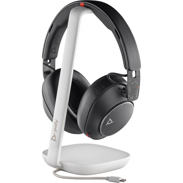 POLY Voyager Surround 85 UC USB-C Headset +USB-C/A Adapter +Charging Stand Inalámbrico Diadema Llamadas/Música USB Tipo C Blueto