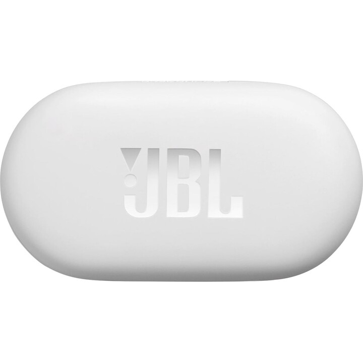 Casque Bluetooth JBL Soundgear Sense avec étui de chargement/8 h d'autonomie/Blanc