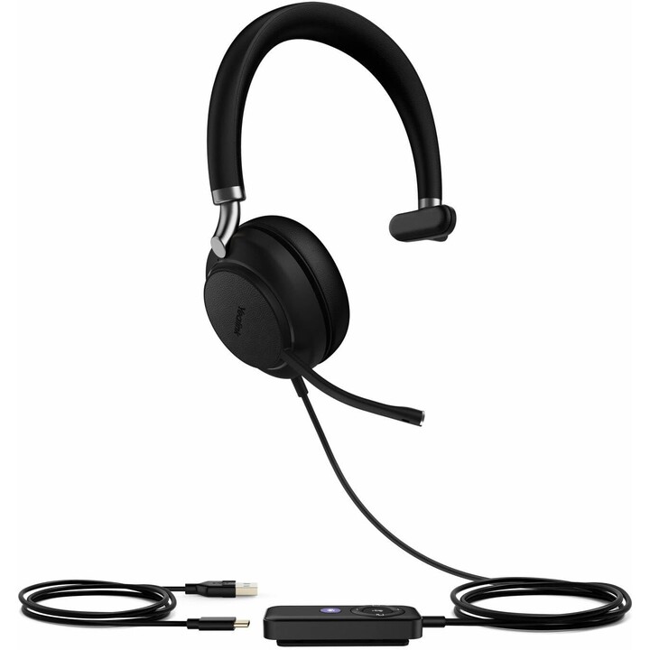 Auriculares USB Yealink UH38 Mono para Microsoft Teams sin batería (USB-A)
