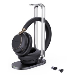Auriculares Yealink BH 76 Plus con estación de carga UC Negro USB-C/A