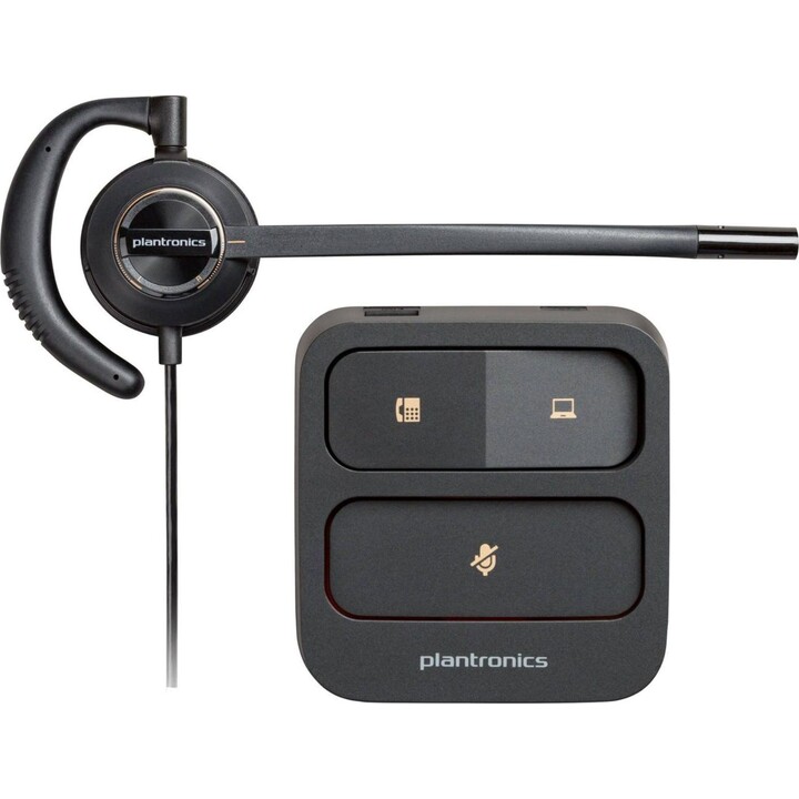 Fone de ouvido HP Poly EncorePro HW530 sobre o ouvido QD
