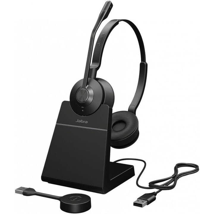 JabraEngage 55 SE Stereo Link400a MS con stazione di ricarica