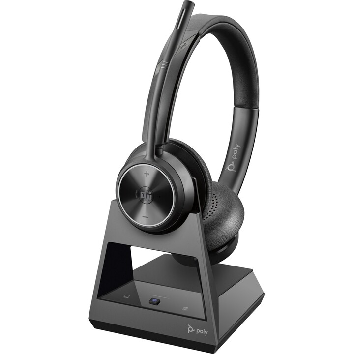 Auriculares HP Poly DECT Savi 7320 UC binaurales Teams