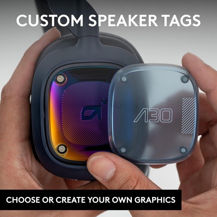 Logitech G Astro A30 Auriculares de juegos inalámbricos de Lightspeed, azul