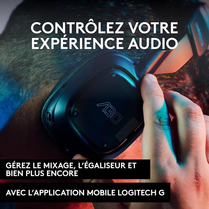Logitech G Astro A30 Lightspeed Wireless Gaming Headset, Blue