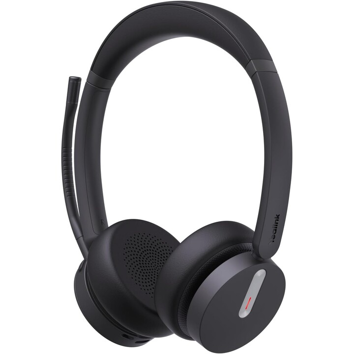 Fone de ouvido Bluetooth Yealink BH70 Dual com suporte e conexão USB-C/A