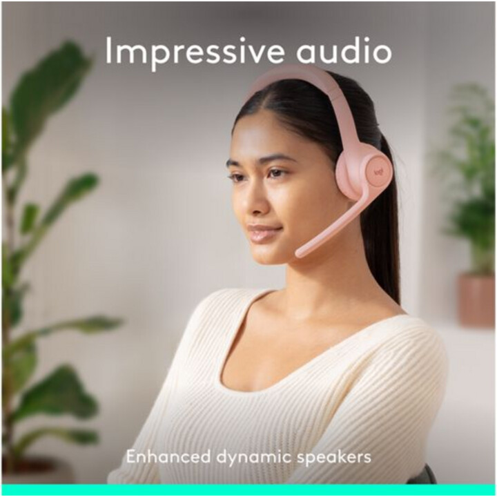 Logitech Zone 300 Auriculares inalámbricos Rosa