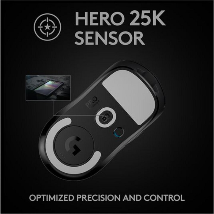 Logitech Superlight X Lightspeed Pro X Gaming Wireless Mouse & Pro X Pundidades de auriculares de juegos inalámbricos