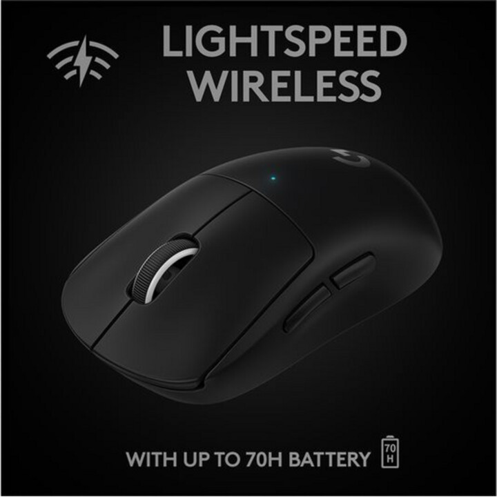 Logitech Superlight X Lightspeed Pro X Gaming Wireless Mouse & Pro X Pundidades de auriculares de juegos inalámbricos