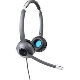 Auriculares Cisco 522 con cable doble de 3,5 mm