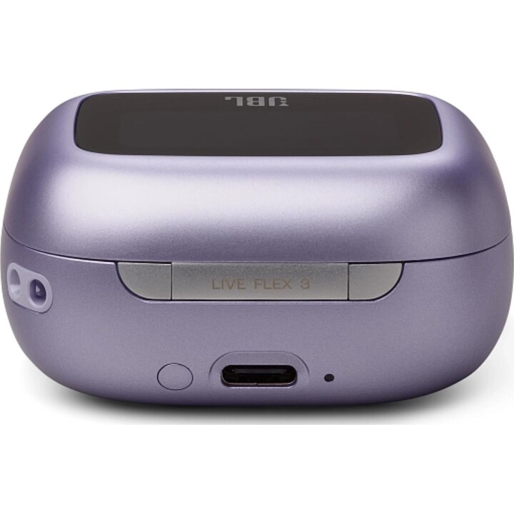 Auriculares Bluetooth JBL Live Flex 3 con estuche de carga/ 10 horas de reproducción/ Morados