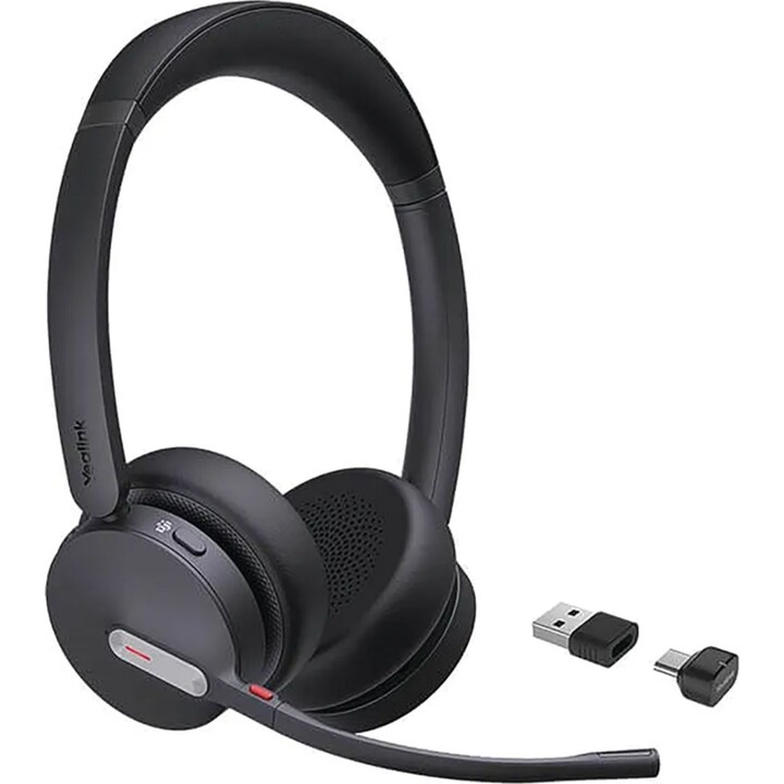 Auriculares Yealink BH 70 con dos equipos USB-C/A